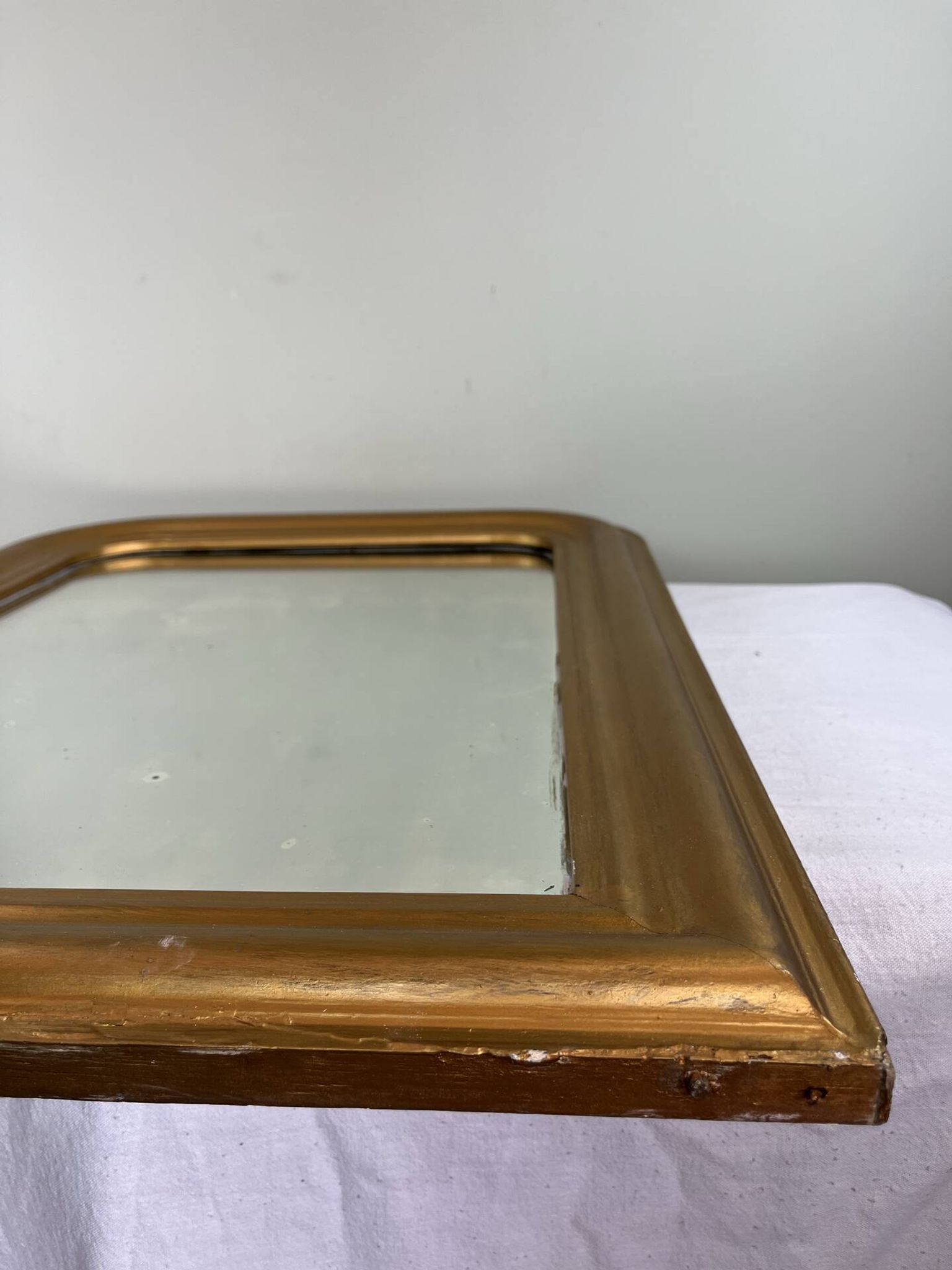 Miroir doré ancien fin XIX ème