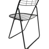 Vintage wire folding chair