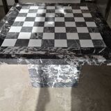 Marble chessboard and checkerboard