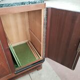 Art Deco mahogany string