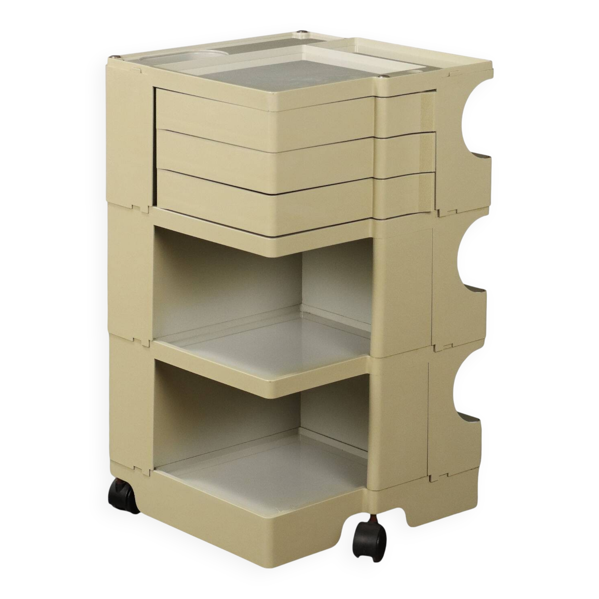 Bieffeplast Boby trolley by Joe Colombo, plastic, 1970s original