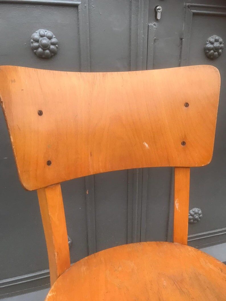 Vintage Thonet bistro chairs 1950