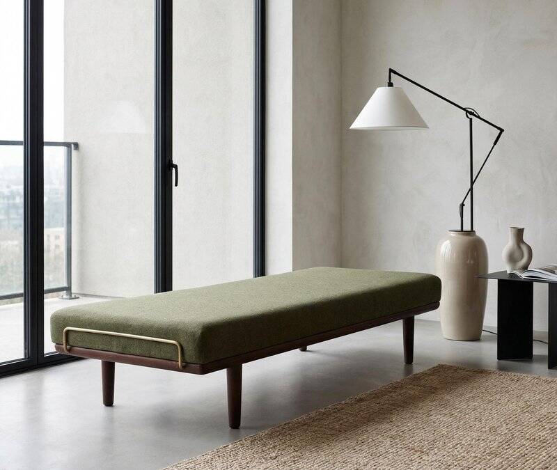Mid-Century Danish Model GE19 Daybed in Teak attributed to Hans J. Wegner for Getama, 1960s