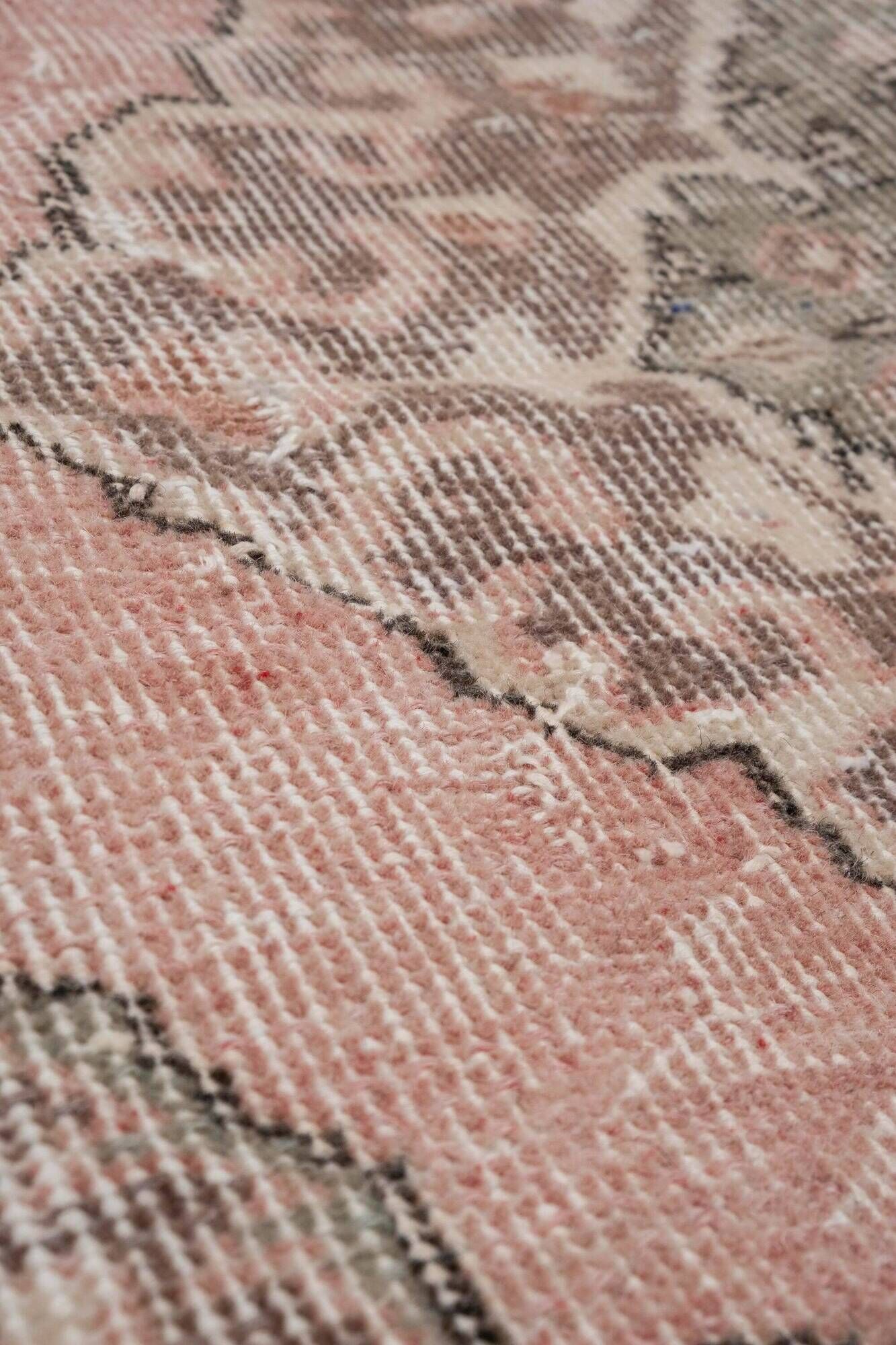Vintage Turkish hallway rug 87x690 cm
