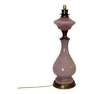 pied de lampe en opaline