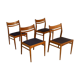 Set of 4 vintage Scandinavian chairs in oak year 60 Ref. Marcel.