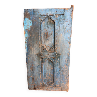 Ancienne porte berbère en bois vintage authentique - maroc