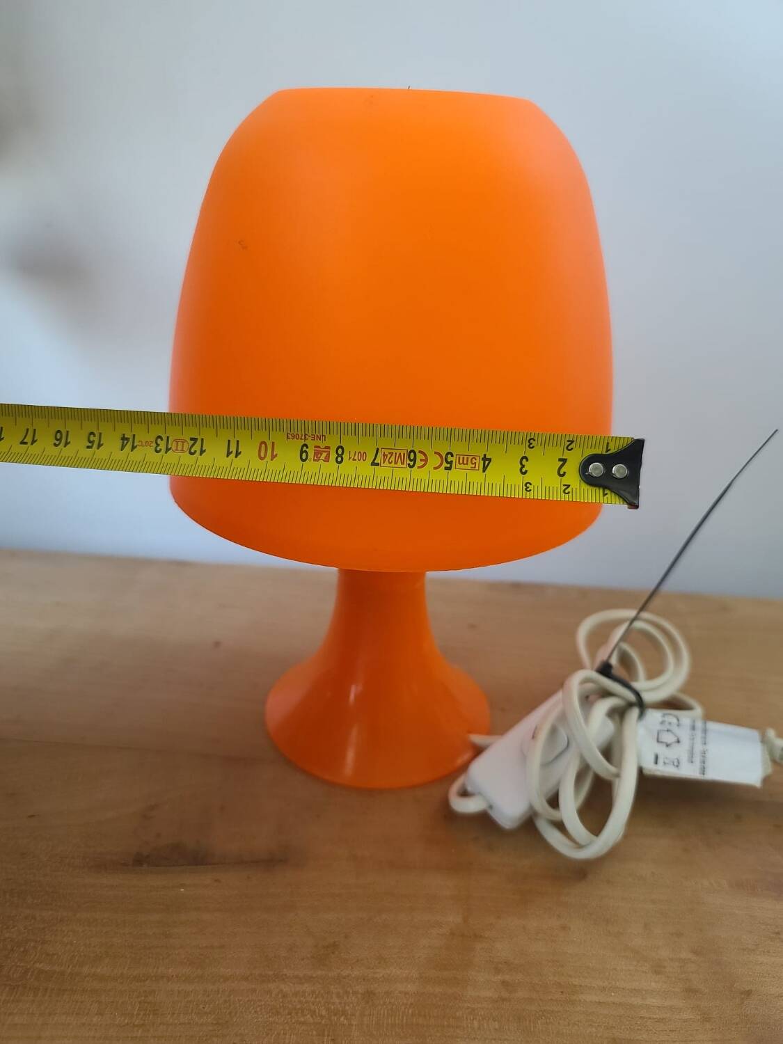 Vintage plastic mushroom table / bedside lamp