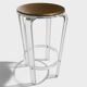 Tabouret "Les Invisibles de Marais" en Plexiglas – Circa 1970