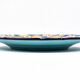 Assiette Longwy 1930 – Émaux à décor d’oiseaux et fleurs oranges
