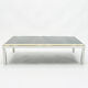 Chrome and brass coffee table 1970