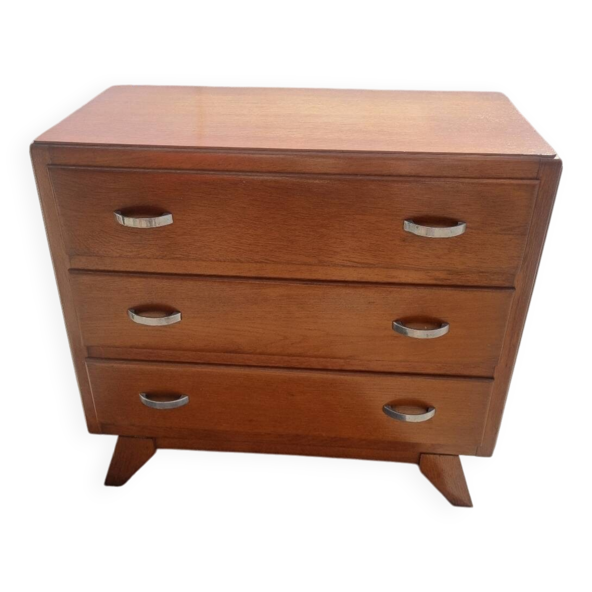 Commode vintage pied compas