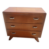 Commode vintage pied compas