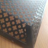 Perforated sheet metal tray circa 1950