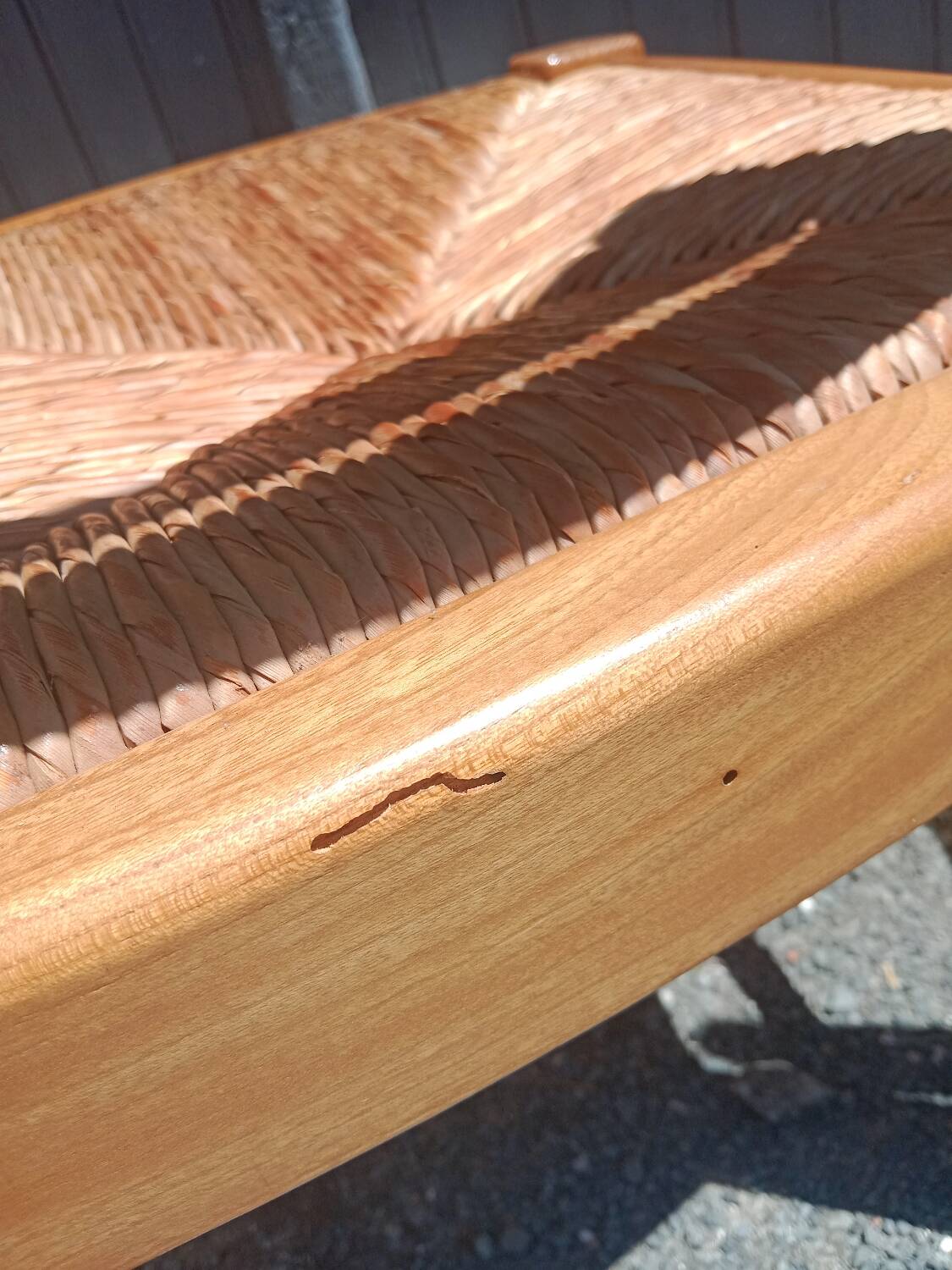 6 chairs in solid elm