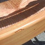 6 solid elm chairs