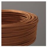 Ceramic lamp, 2M fabric cable, rope shade