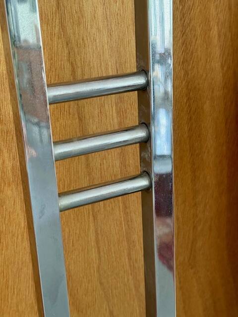 Art deco wall-mounted coat rack