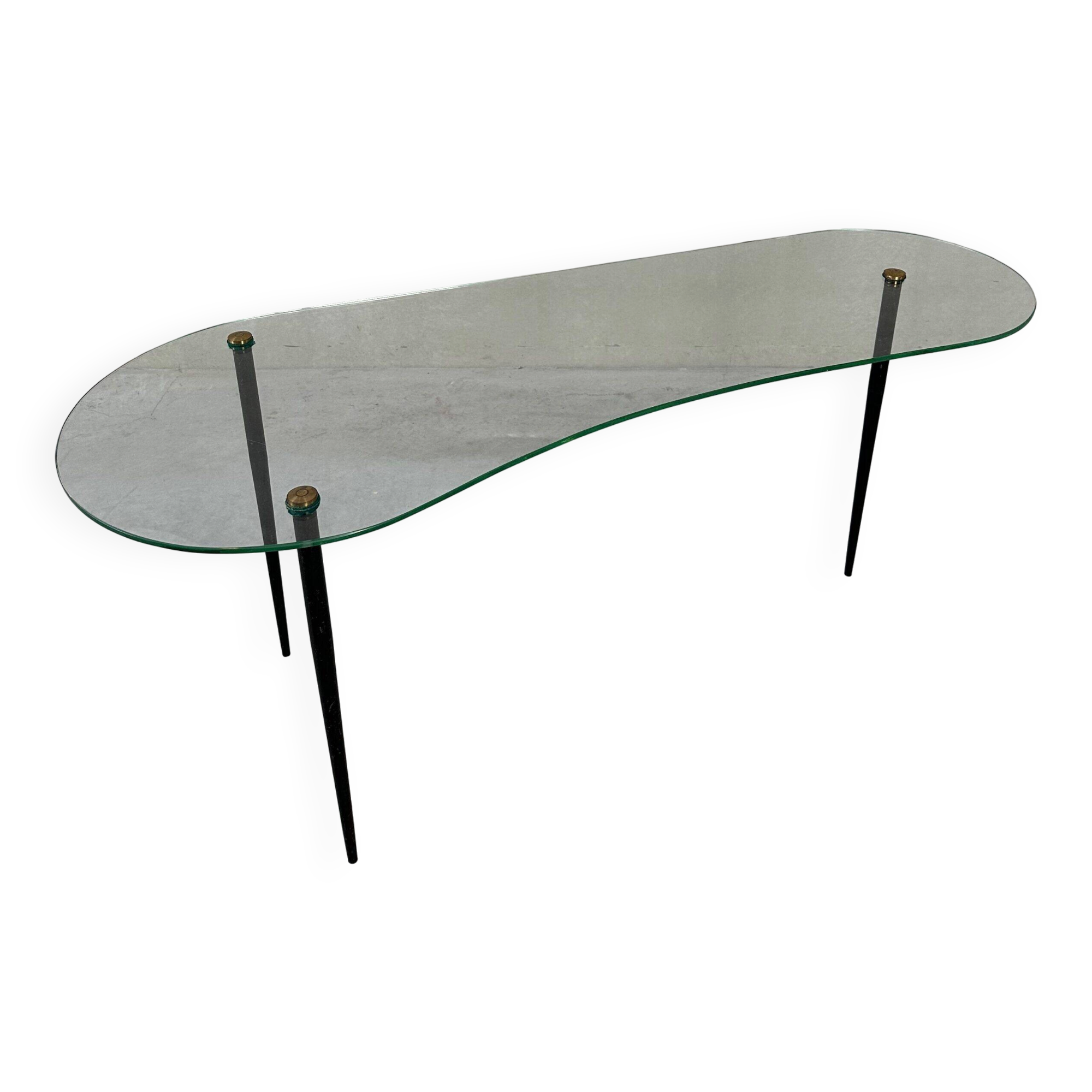 Table vintage 'amoeba' sur trépied