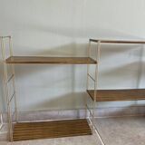 Modular metal shelves from the 1960s