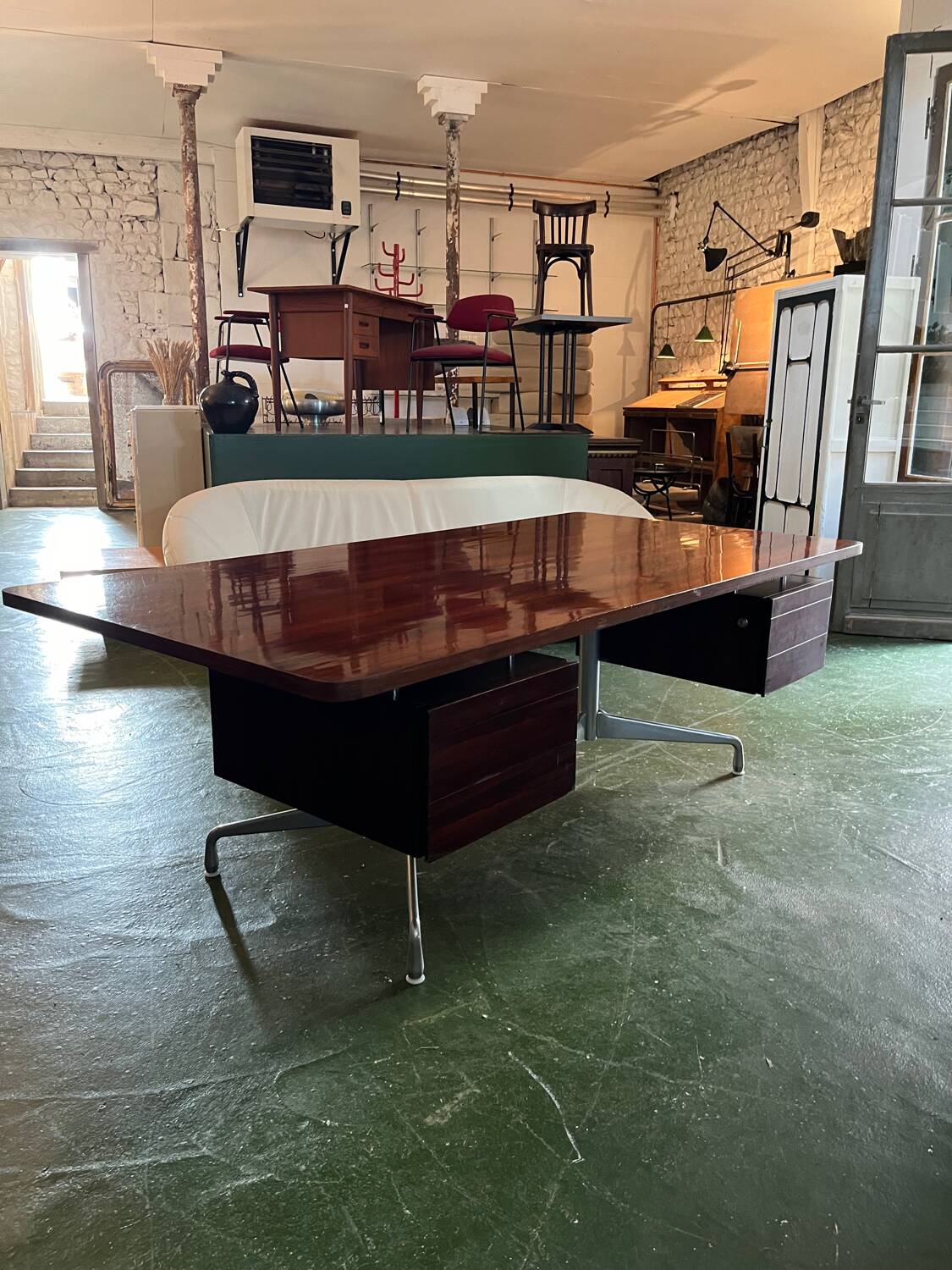 Charles & Ray Eames Rosewood Desk
