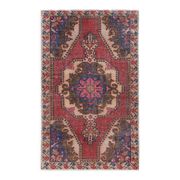 Vintage Turkish rug from Oushak, hand-woven 135x220 cm