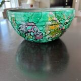 Saladier en verre laqué de "jean-noel bouillet"