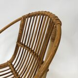 Rohe rattan vintage high chair by Rohe Noordwolde