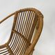 Fauteuil enfant vintage en rotin par Rohe Noordwolde
