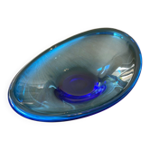 Cobalt blue bowl or catchall in Scandinavian design.