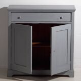 Petite commode ancienne à deux portes (vers 1920) #14