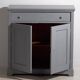 Small antique two-door chest of drawers (circa 1920) #14