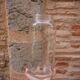 Glass pharmacy jar vase