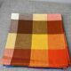 Vintage plaid cotton napkins
