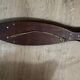 Plat poisson vintage bois et Métal– plateau de service saumon/truite –