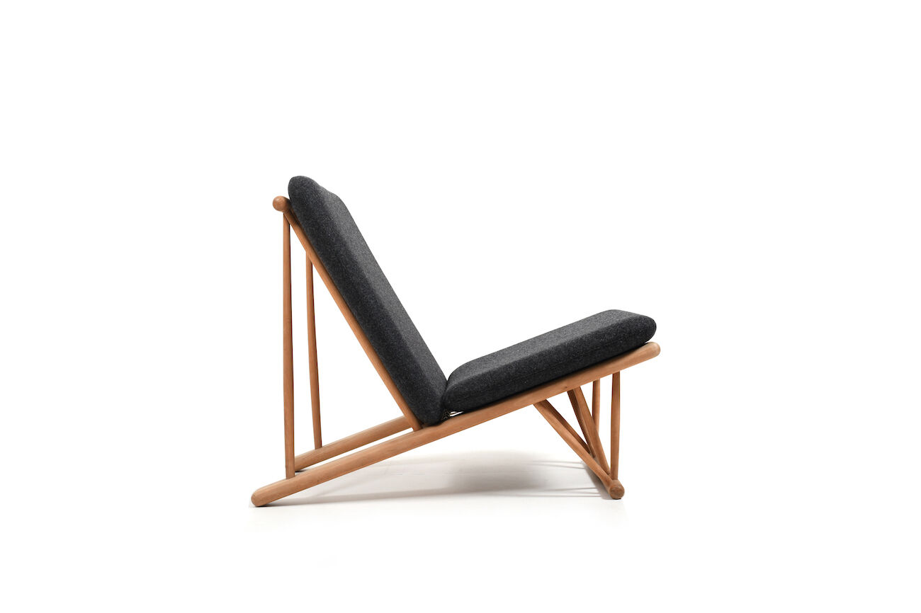 Rare Danish Easychair by Poul M.Volther for FDB Møbler 1954