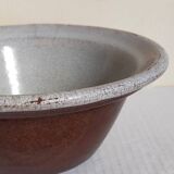 19th century enamelled earthenware salad bowl