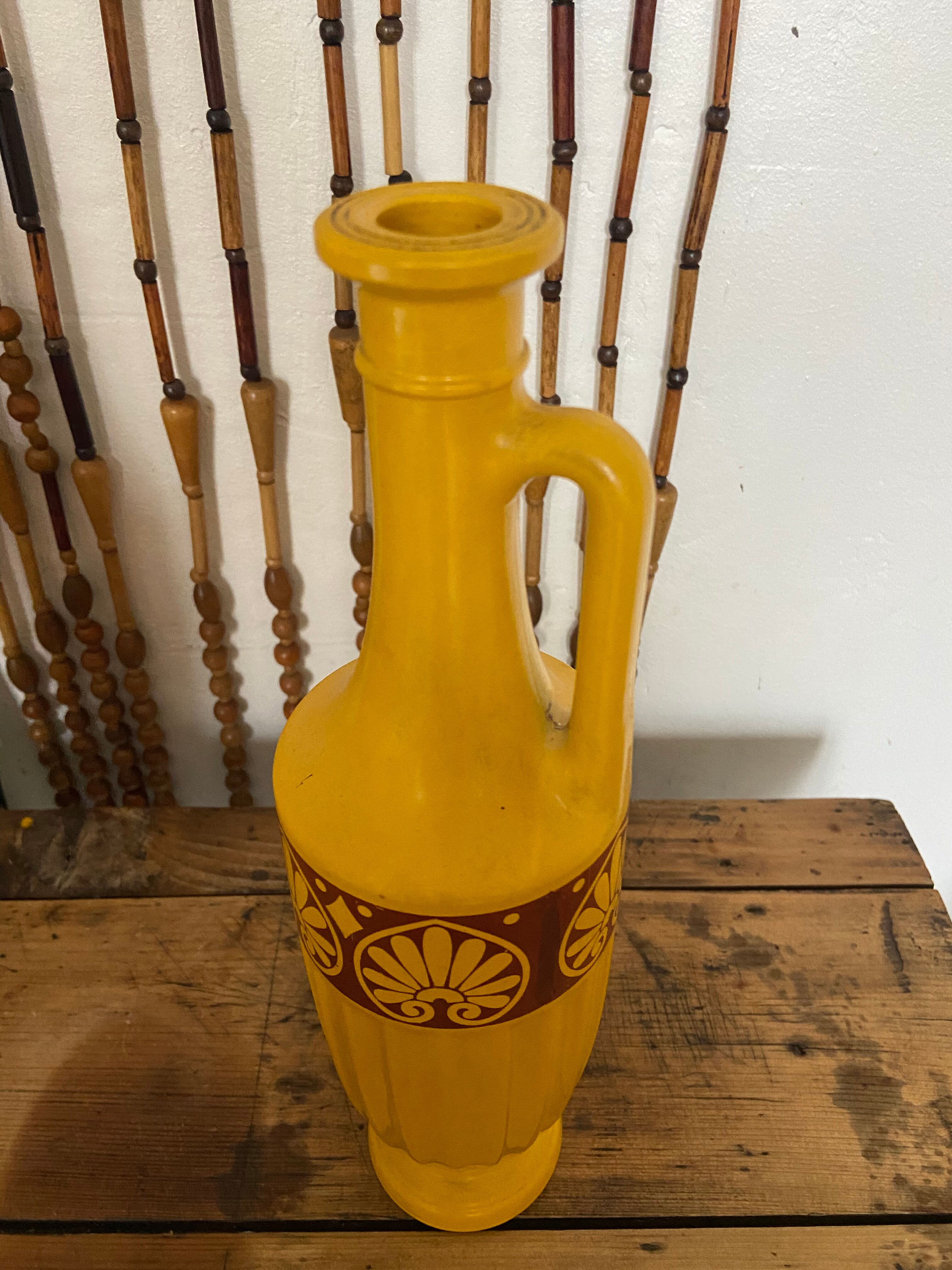 Vintage Italian style decorative vase 70s