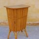 Bar en rotin vintage
