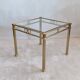 Beautiful square gold coffee table Orsenigo Italy collection 'Art Deco'