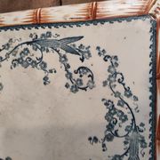 Trivet antique en porcelaine Français