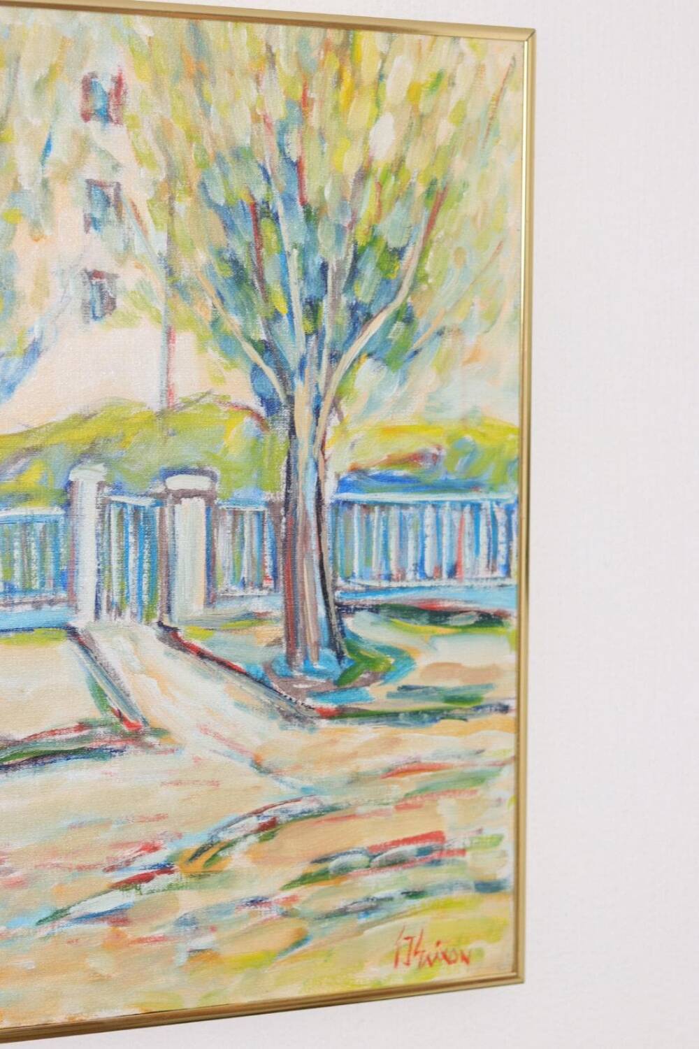 Swedish Oil on Canvas – “Sapri, Italy” by Gunnar Ingemar Erixon