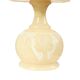 Vintage Table Lamp Alabaster Natural Stone Flowers Spain 1960s