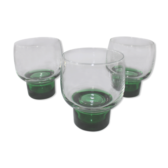 3 Luminarc Vintage wine glasses