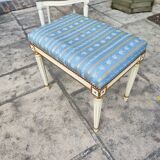 Louis XVI style stool and chair set