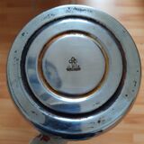 Vintage chrome copper kettle Le Trèfle