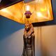 Egyptian table lamp, Hollywood Regency style, 1970