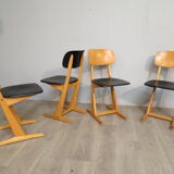 Set of 4 casala chairs 60 adult