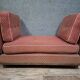Art Deco convertible bench in walnut veneer, circa 1930-1940.