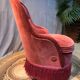 Velvet toad armchair